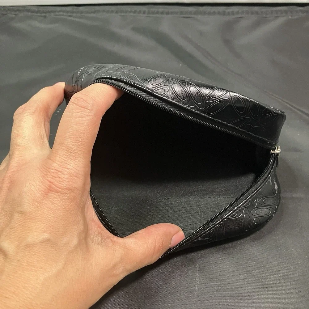 Oakley Soft Shell Case Zip Glasses Sunglasses Black‎ Logo Wristlet Strap